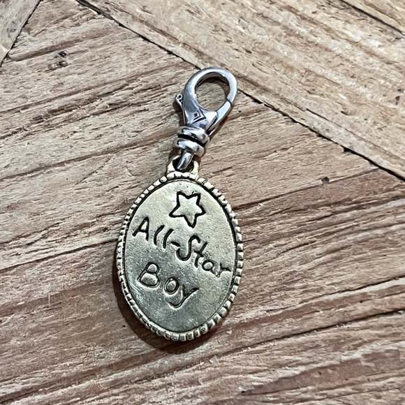 retired Silpada Sterling Silver Brass Charms boy girl dog tree cross U PICK - Picture 5 of 15